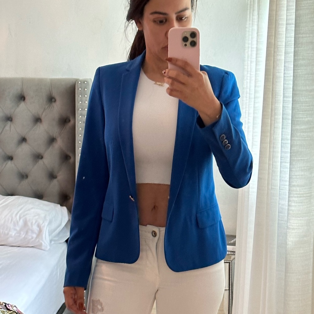 ZARA Basic BLUE BLAZER XS